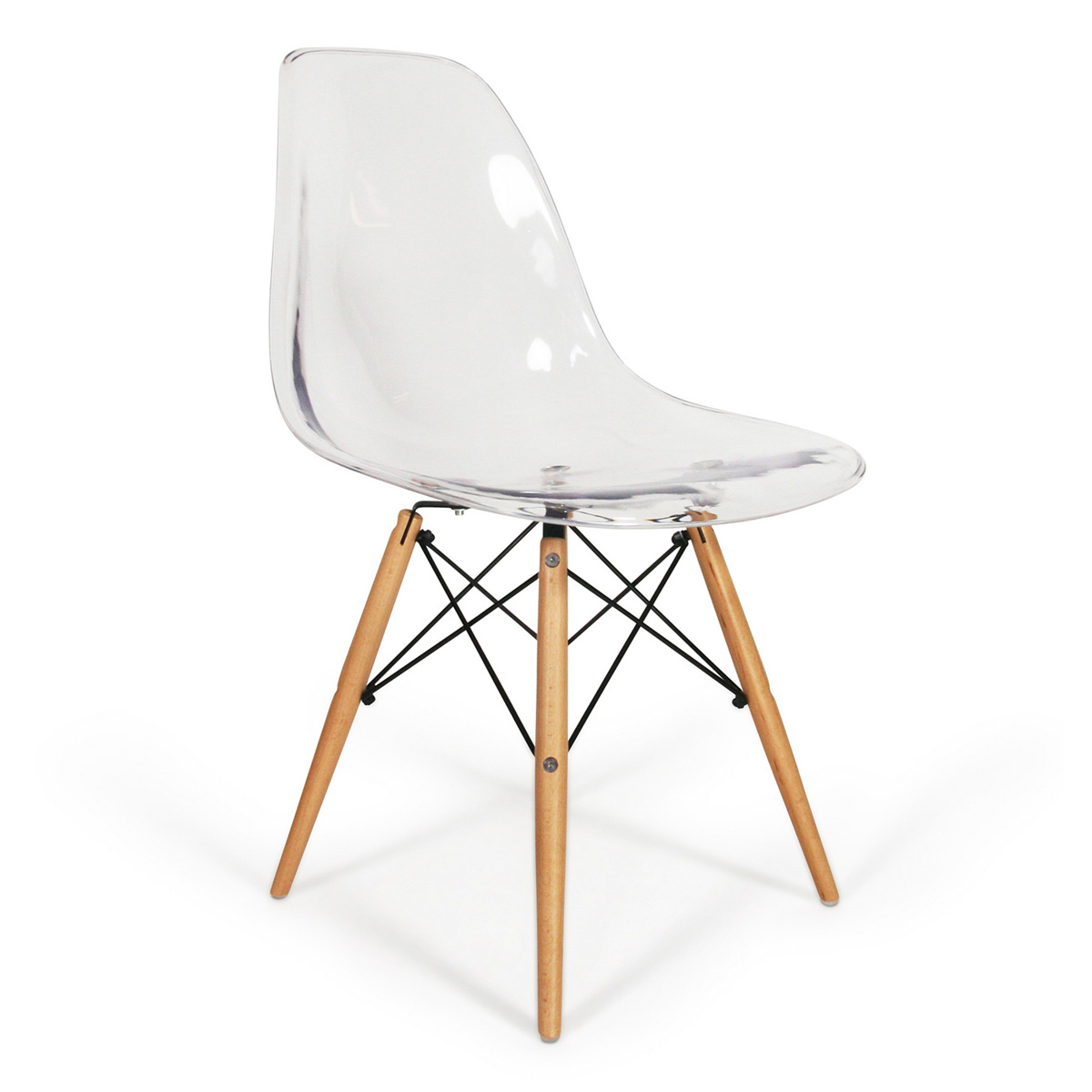 прозрачный стул eames dsw