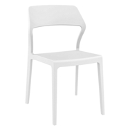 Стул пластиковый Snow, белый